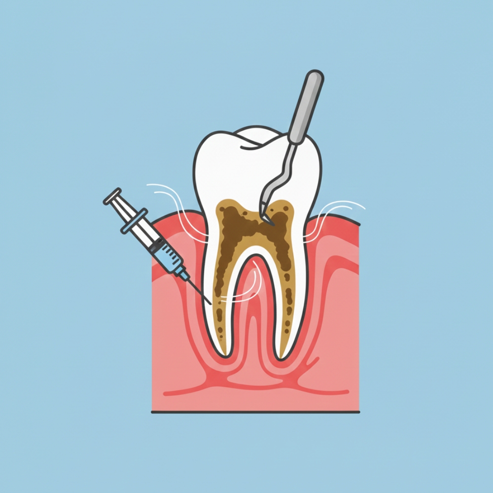 歯周ポケット掻把術（そうはじゅつ）