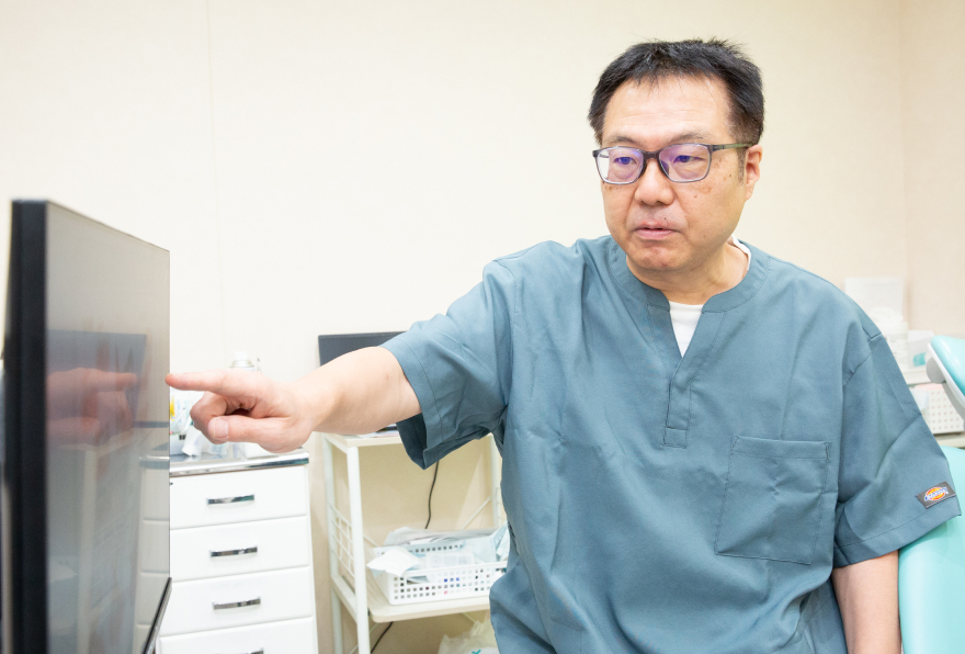 徹底した説明で患者様主体の治療